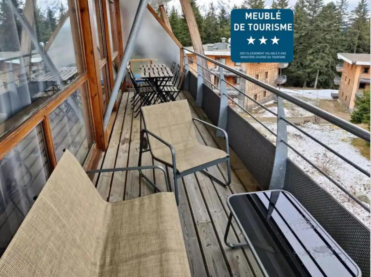 Appartement 3 Etoiles Au Pied Des Pistes Avec Balcon Ete Chamrousse Esterno foto